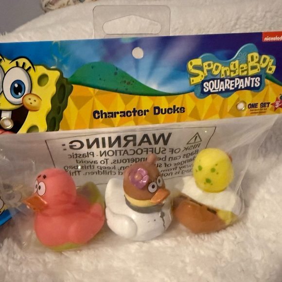 SpongeBob Character Ducks Collection (2 sets) - Picture 2 of 3
